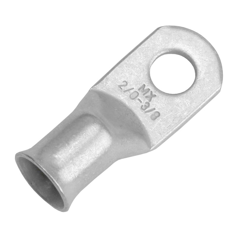 Pacer Tinned Lug 2/0 AWG – 3/8 Stud Size – 10 Pack [TAE2/0-38R-10]