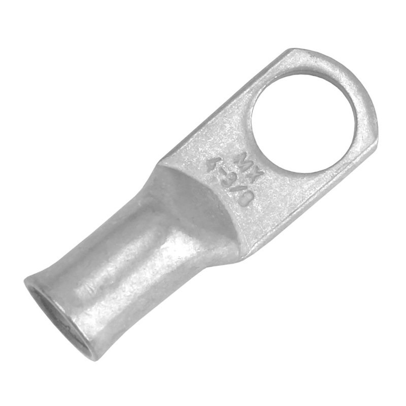 Pacer Tinned Lug 4 AWG – 3/8 Stud Size – 10 Pack [TAE4-38R-10]