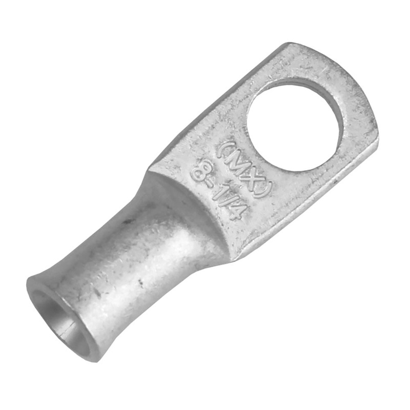Pacer Tinned Lug 8 AWG – 1/4 Stud Size – 10 Pack [TAE8-14R-10]
