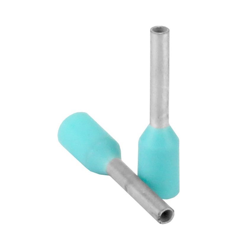Pacer Turquoise 22-24 AWG Wire Ferrule – 6mm Length – 25 Pack [TFRL24-6MM-25]