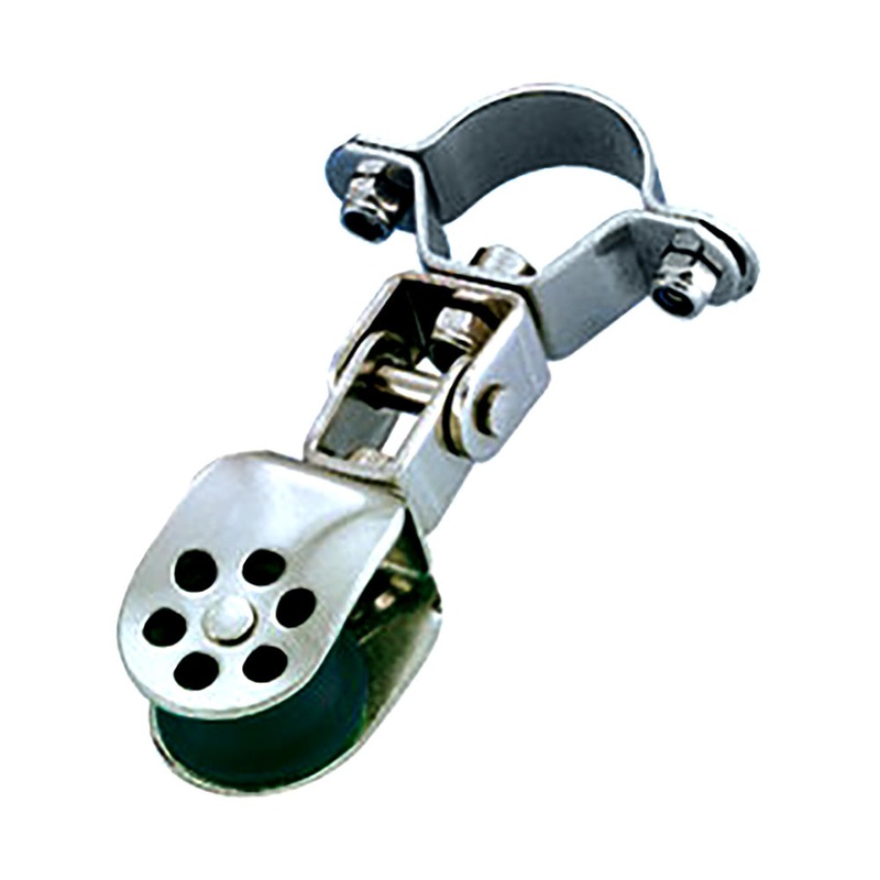 Wichard Stainless Steel Single Block – 25mm Sheave Diameter f/25mm Stanchion Pivoting [30125]