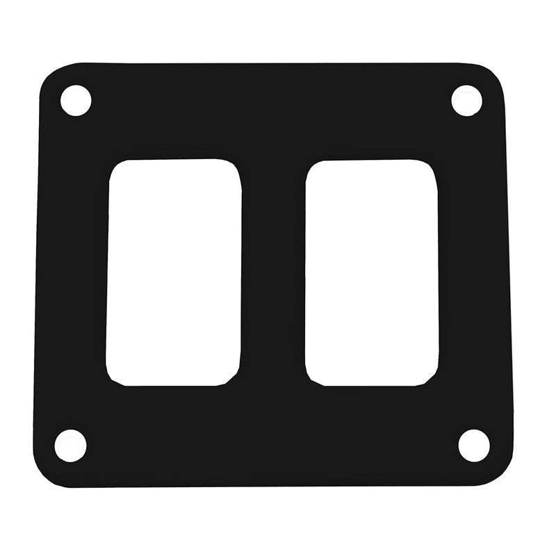 Pacer Switch Panel – 2 Switch  1 Row – 3 x 2.75 – Black Powder Coated Aluminum [PSC-21-BK]