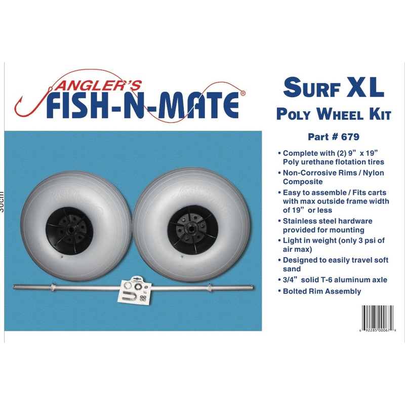 Angler’s Grey Poly Wheel Kit 679