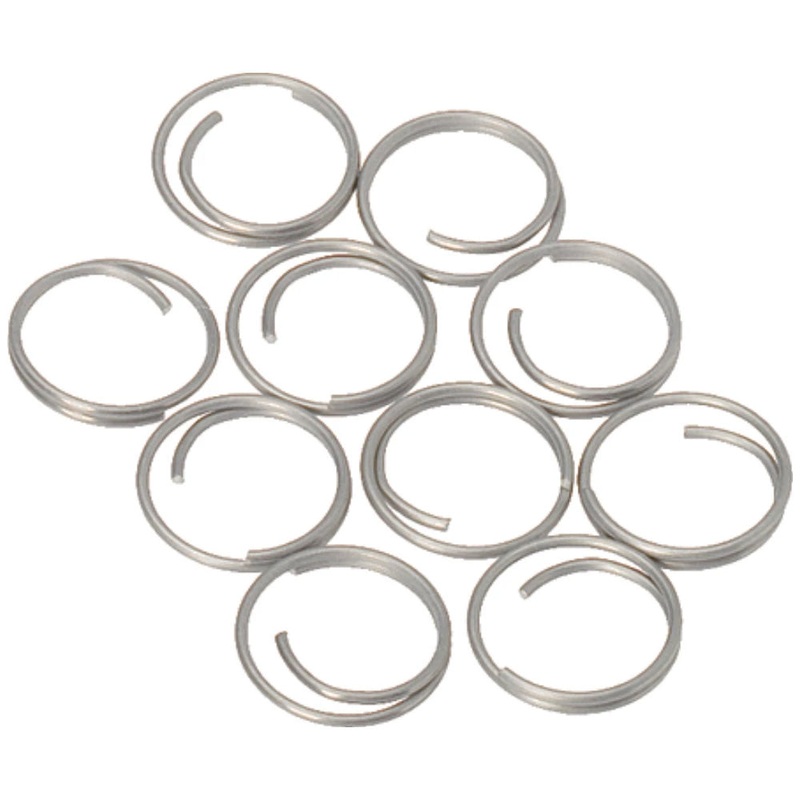 Barton Stainless Steel Large Split Rings – 14mm – 10-Pack [60191]