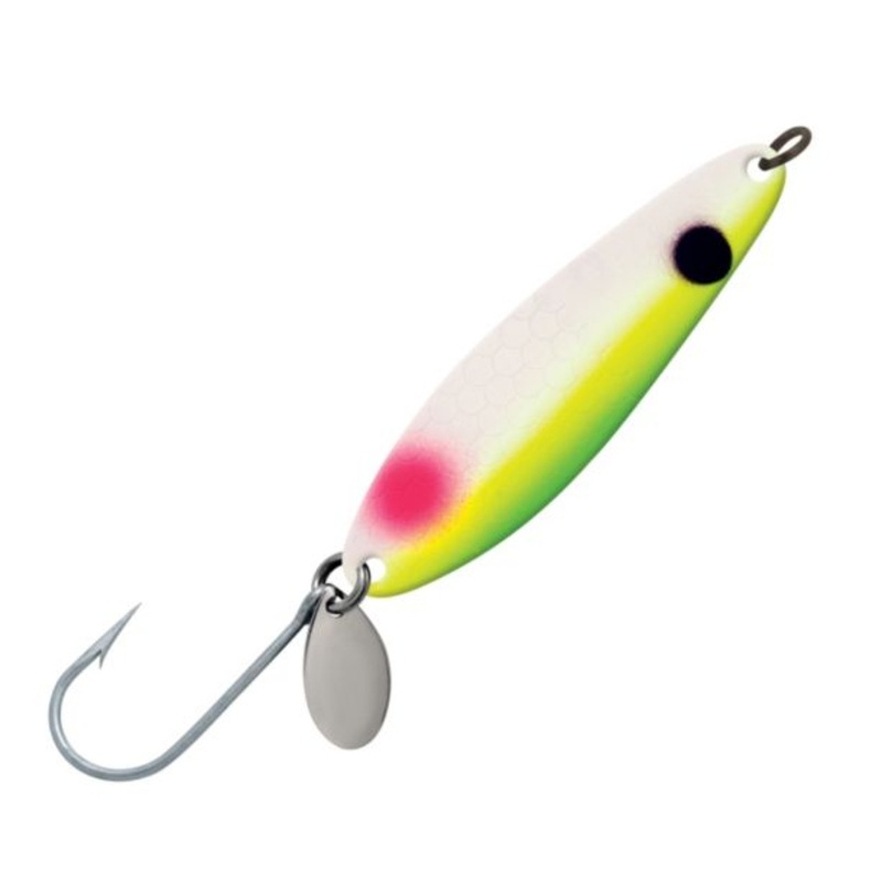 Luhr Jensen Coyote Spoon – Yellow Tail /Glo Back
