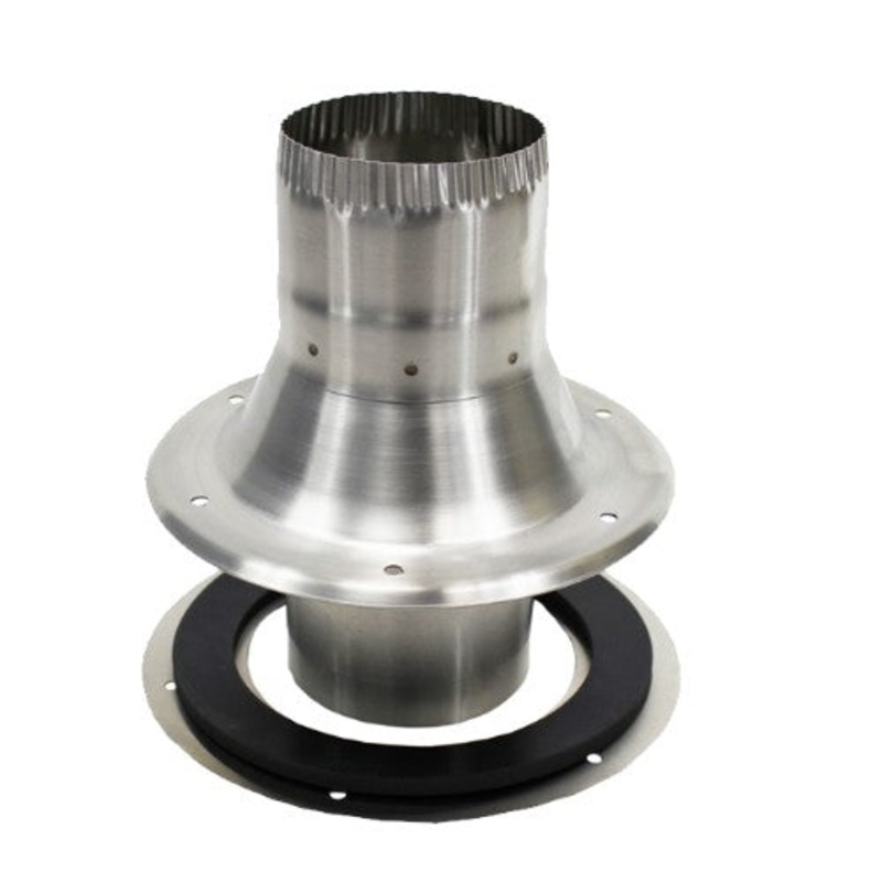 Dickinson Stove Pipe SS Deck Fitting