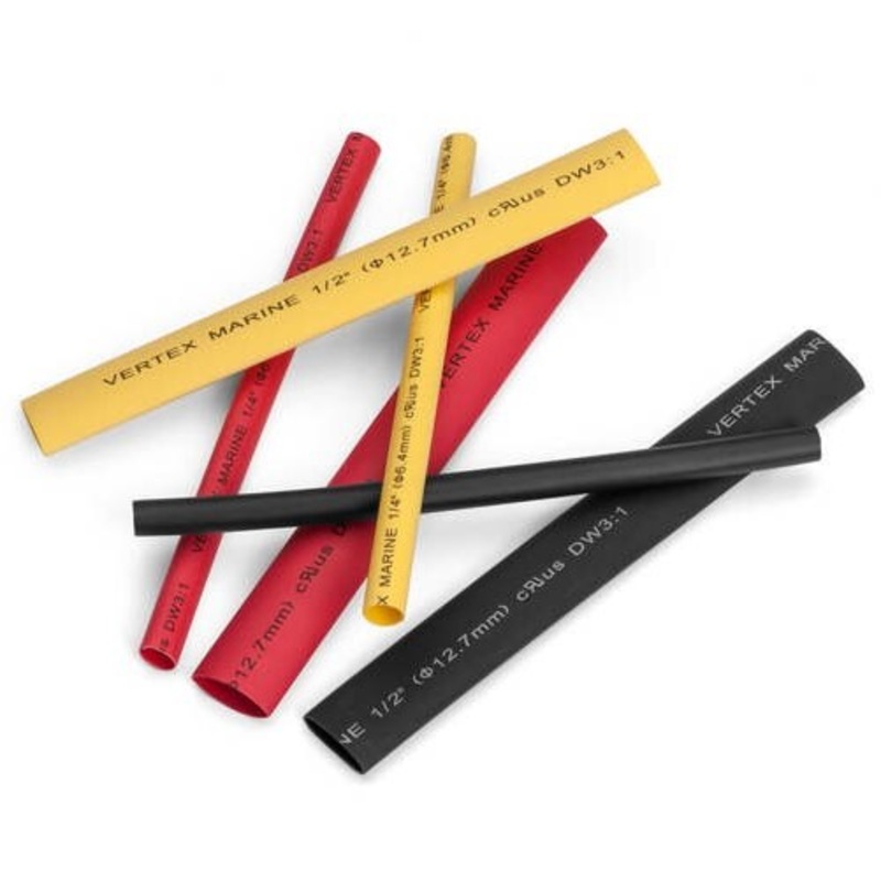 Heat Shrink|1/8″|1/4″|3/8″|1/2″|3/4″|1″|3/16″|1 1/2″|1 1/4″|Red|Black|Yellow