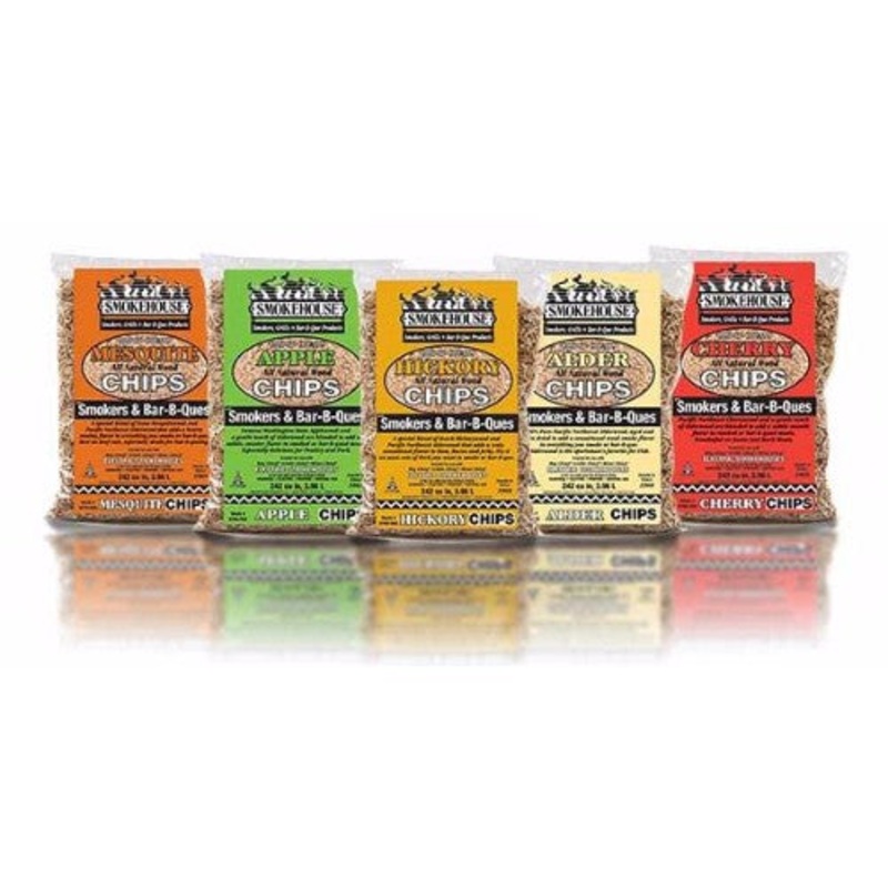 SmokeHouse Smoker Chips|Alder|Apple|Cherry|Hickory