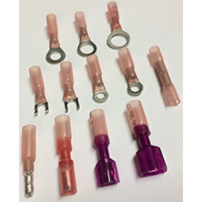 Vertex Adhesive Lined Heat Shrink Electrical Connectors – 18-22 AWG
