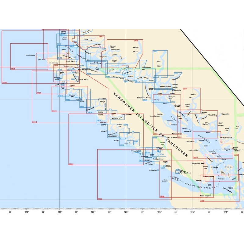 Canadian Hydrographic Marine Charts – Pacific Coast