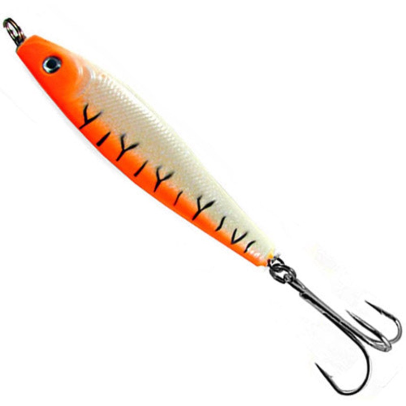 Lighthouse Lure Deep Drop Jig Orange Tiger Glow
