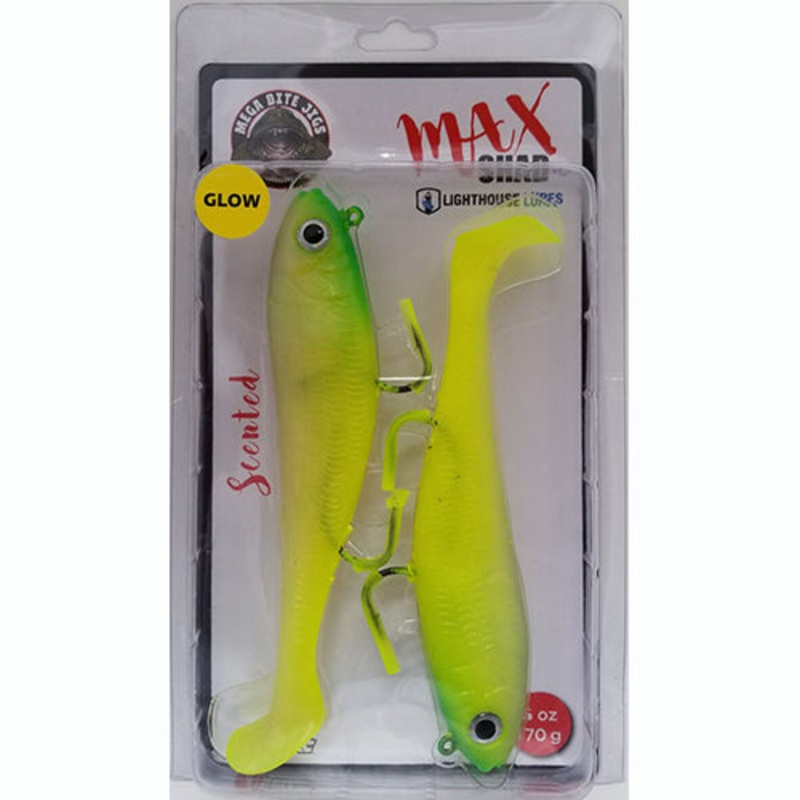Lighthouse Max Shad 6oz Swimtail – Bazooka