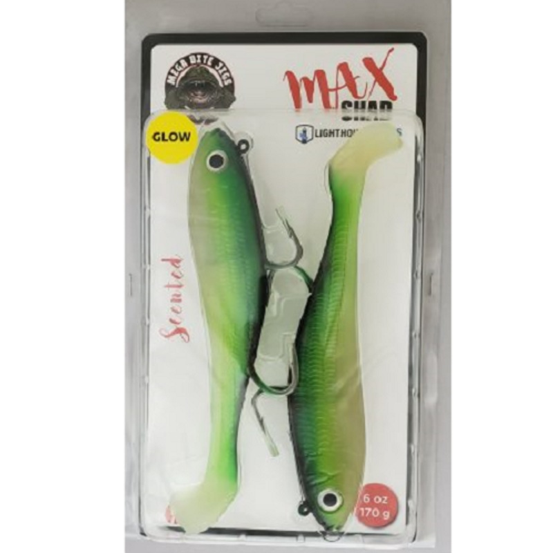 Lighthouse Max Shad 6oz Swimtail – Derby Winner