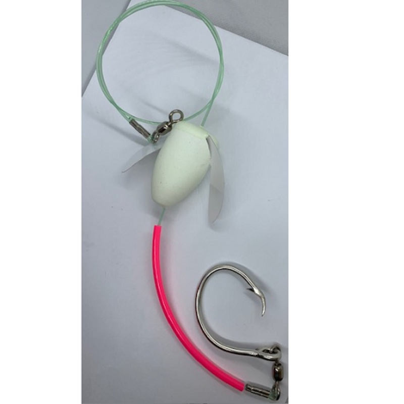Rite Angle Hali Rig Circle Hook – White Glow