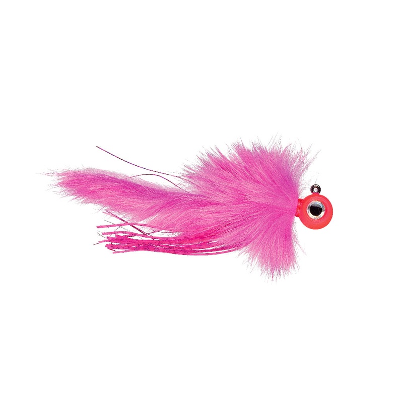 VMC Twitching Jig Glow Pink Lady UV