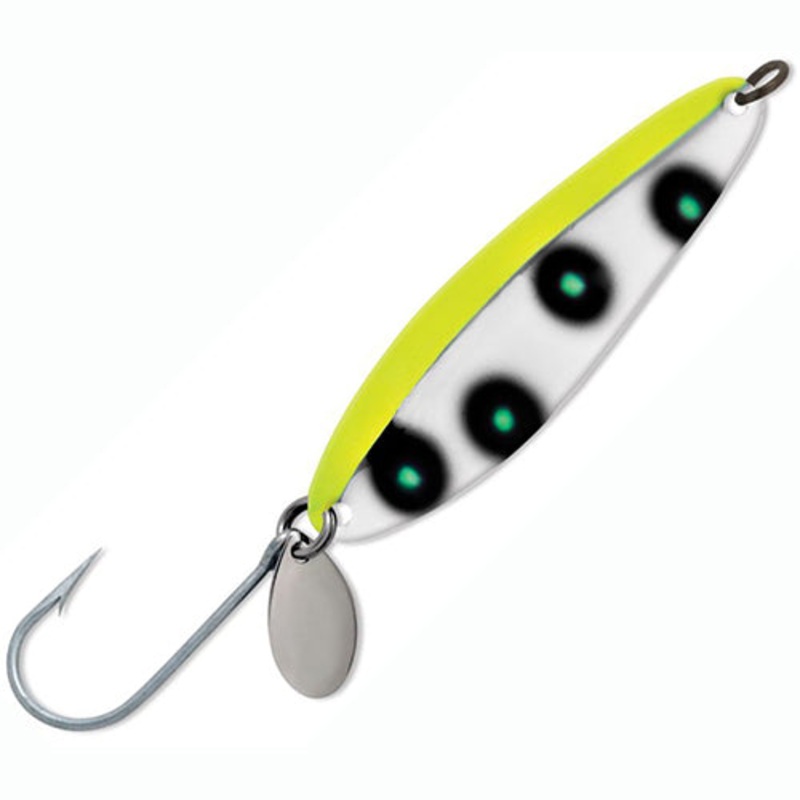 Luhr Jensen Coyote Spoon – Flo. Chart Green UV