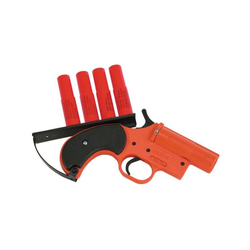 ORION B Flare Gun & 12G 6 Twin Star Shells  Marine Distress Signal Set