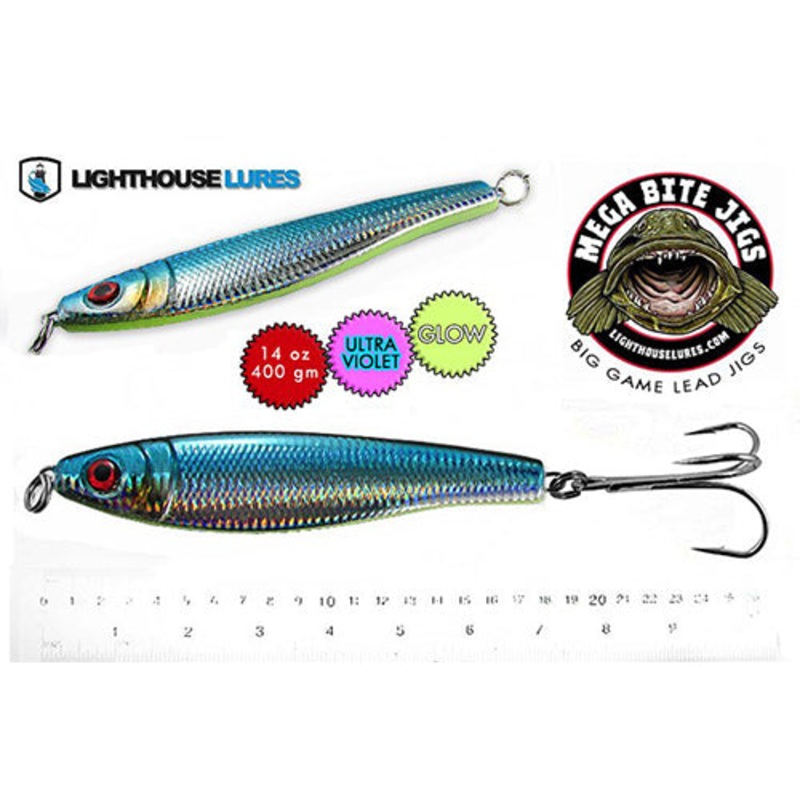 Lighthouse Lure Deep Drop Jig Blue Herring