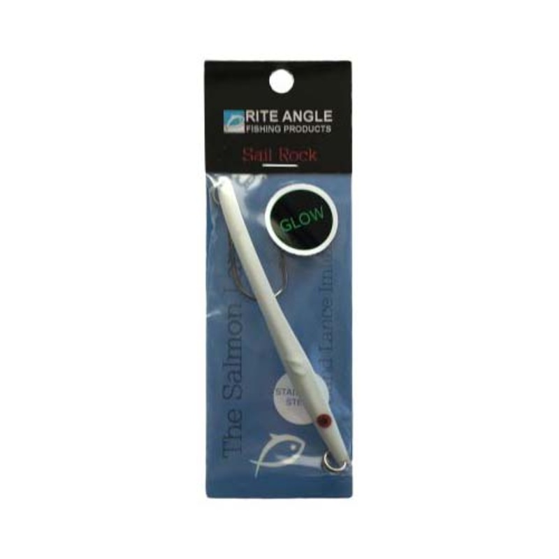 Rite Angle Fishing The Salmon Lance Needlefish – White Glow