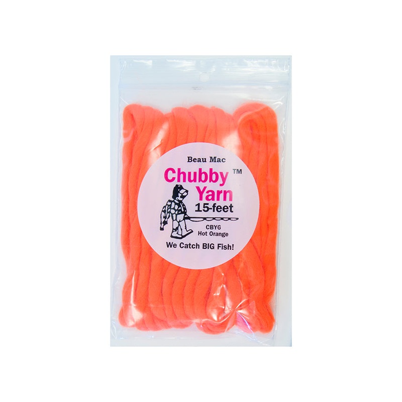 Beau Mac Chubby Yarn 15′ – Hot Orange