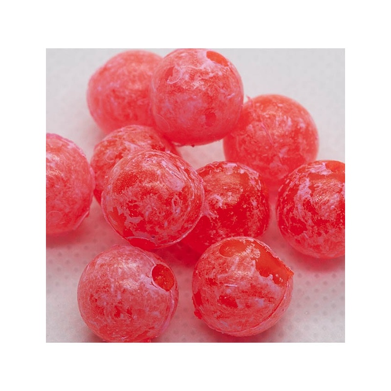 BNR Tackle Soft Beads – Motled Red