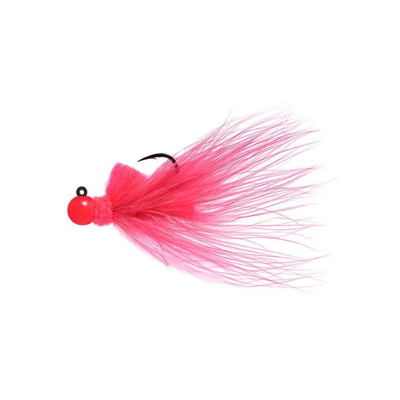 Hawken Aerojig Marabou Jig – 1/8 oz Cerise #113