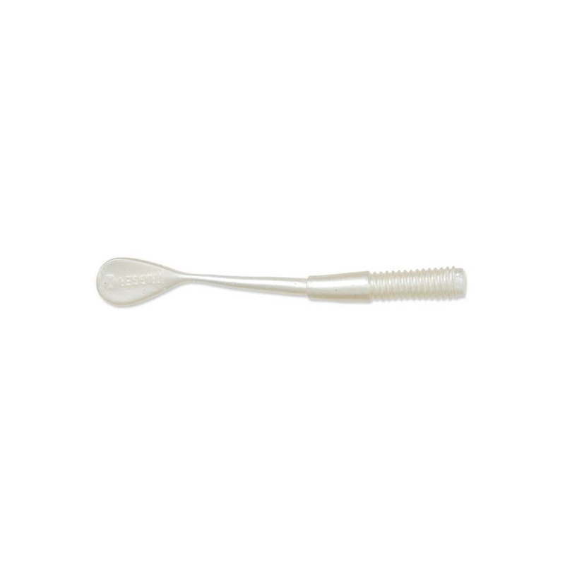 Luhr Jensen Steelhead Paddle Tail Worm 4 – UV Milky White