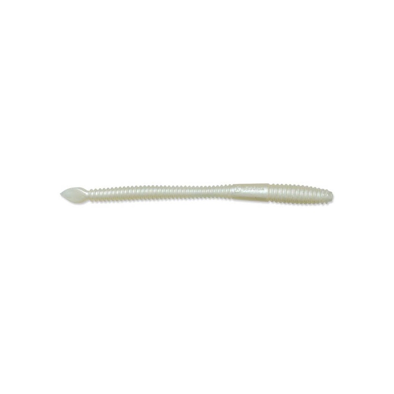 Luhr Jensen Steelhead Spade Tail Worm 4.5 – Milky White