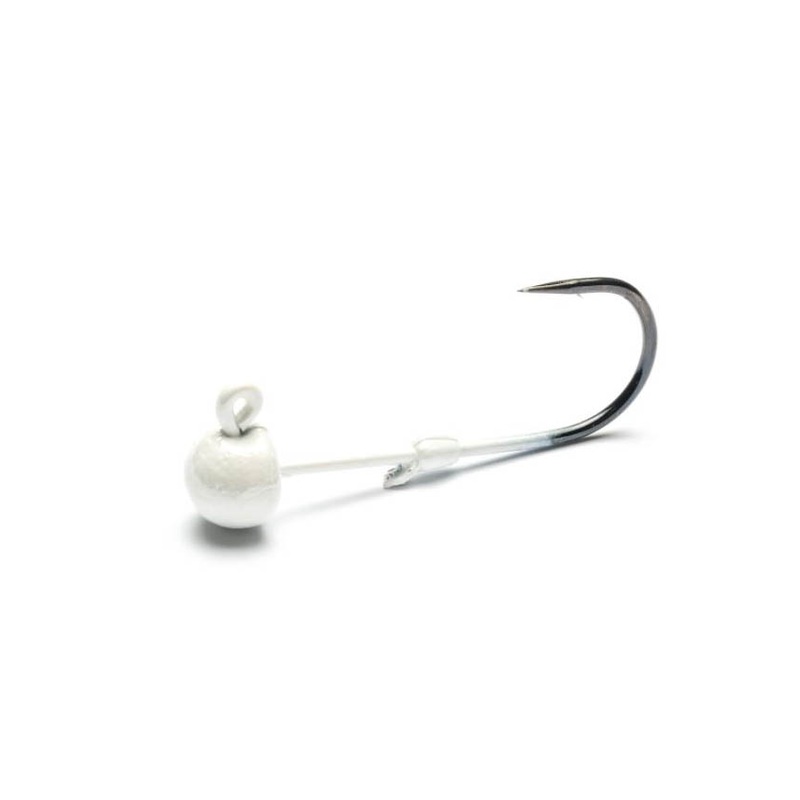 Mustad Addicted Worm Head 1/8oz – Pearl