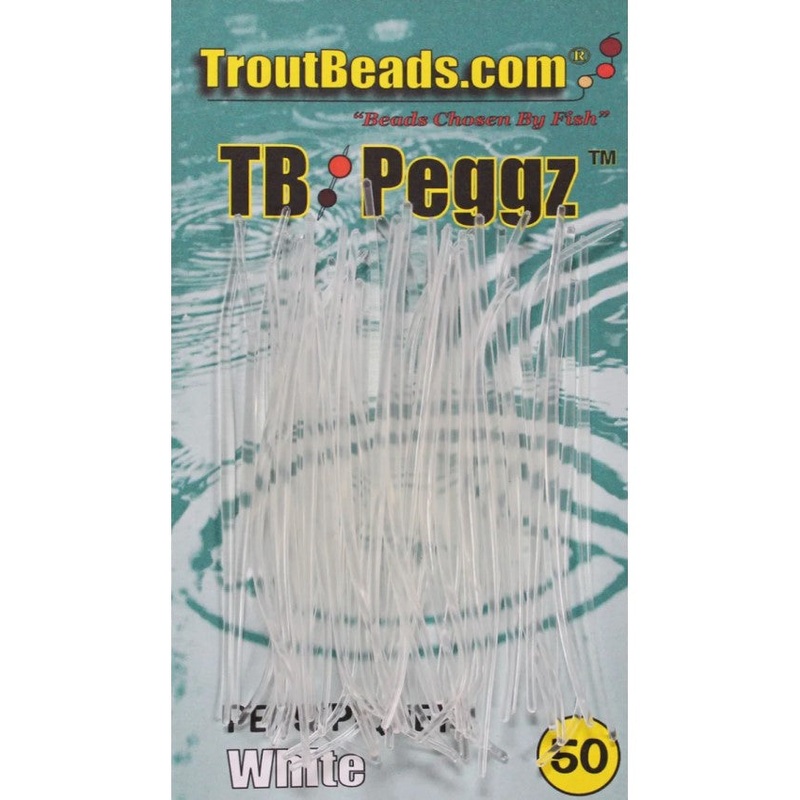 Trout Beads Peggz – White