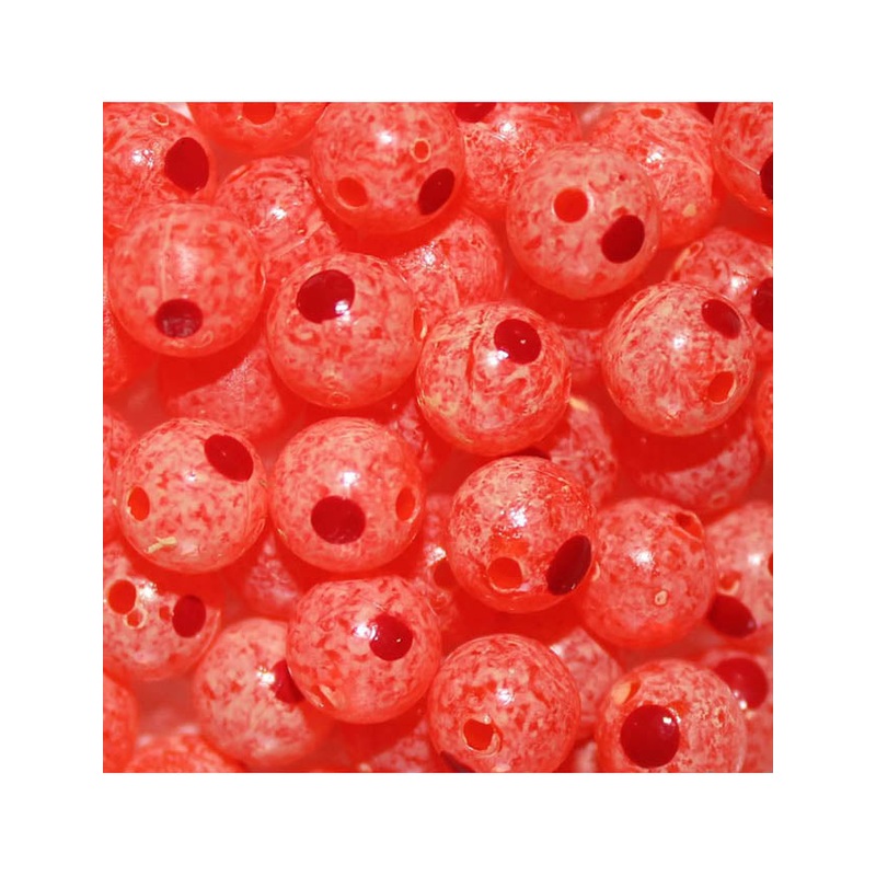 TroutBeads Blood Dot Eggs – Tangerine