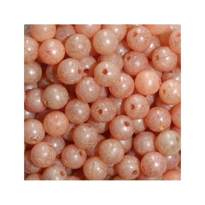 TroutBeads Mottled Beads – Peach Pearl