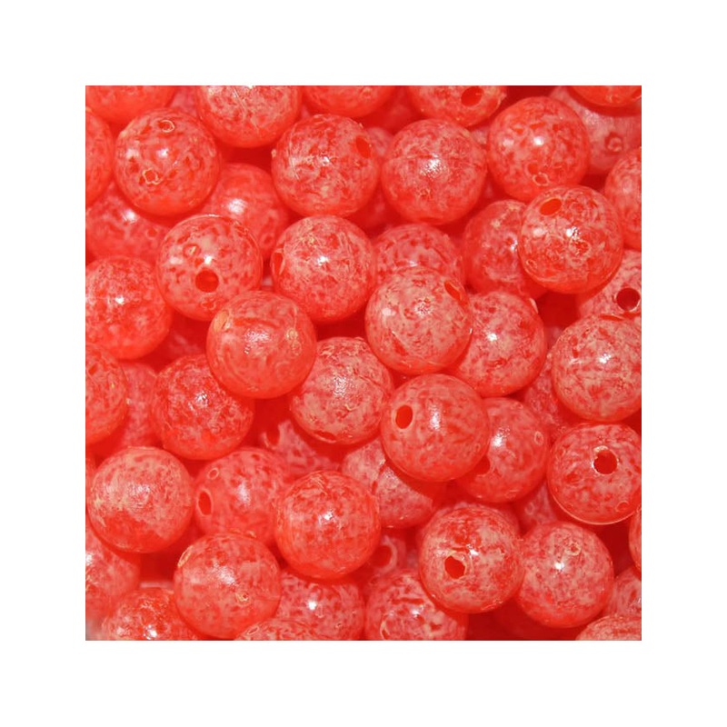 TroutBeads Mottled Beads – Tangerine