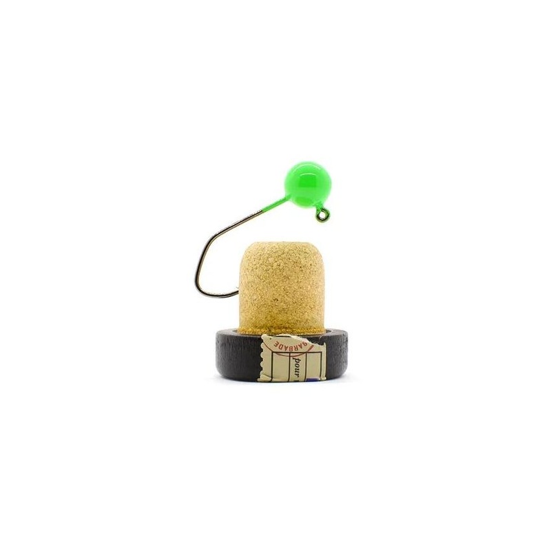 Jig Geek Jig Head Bright Green 1/2oz 4pk