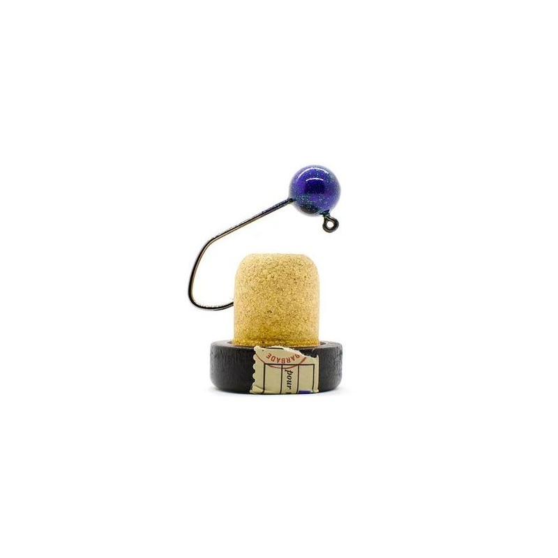 Jig Geek Jig Head Hazard Purple 4pk