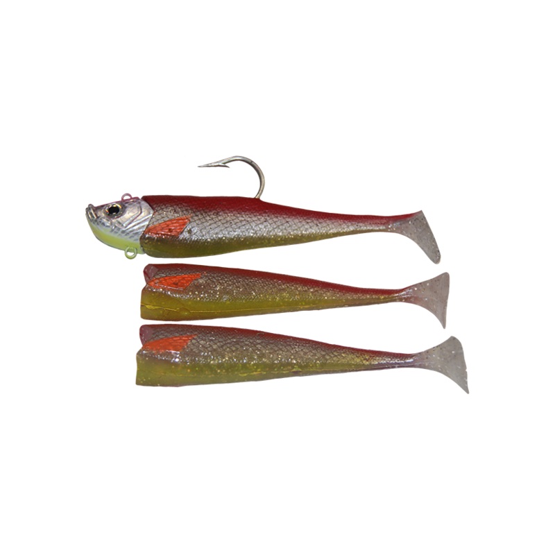 Lighthouse Lures 14oz MegaBite Swimtail Jig – Fireball