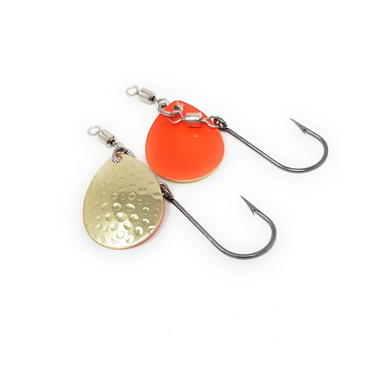 Prime Lures Colorado Blades #4 – Copper Orange
