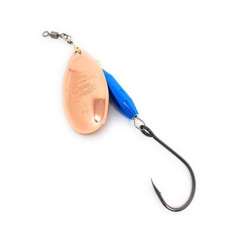 Prime Lures Weighted Spinner #5 – Copper & Blue