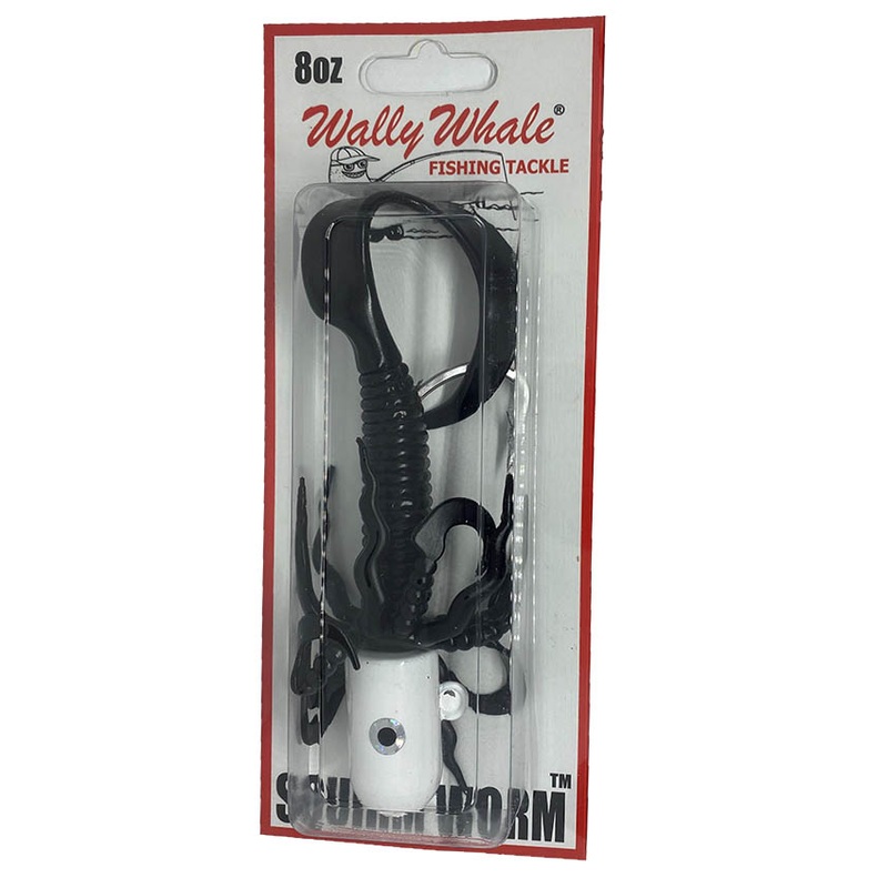 Zak Wally Whale Squirm Worm 8oz Black