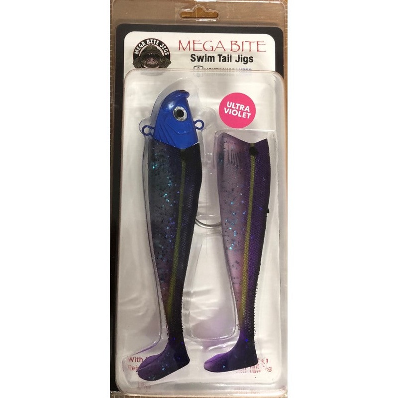 Lighthouse Mega Bite 11oz  Swim Tail – Purple Crush