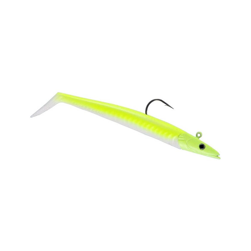Savage Gear Soft Sandeel 150g 8 – Chartreuse White