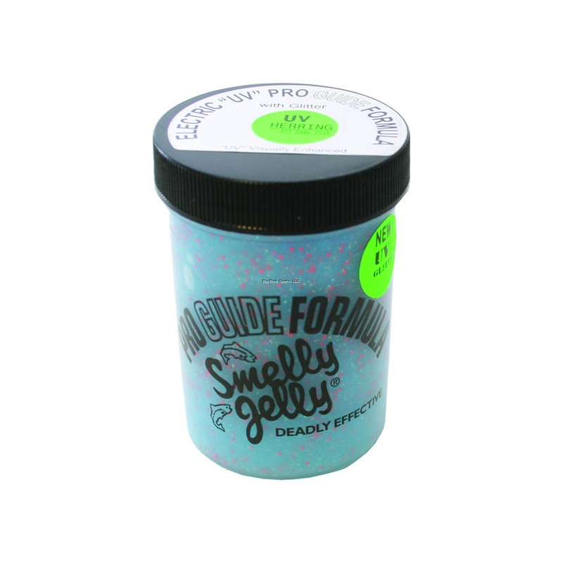 Smelly Jelly Pro Guide UV Glitter Glow Herring – 4oz