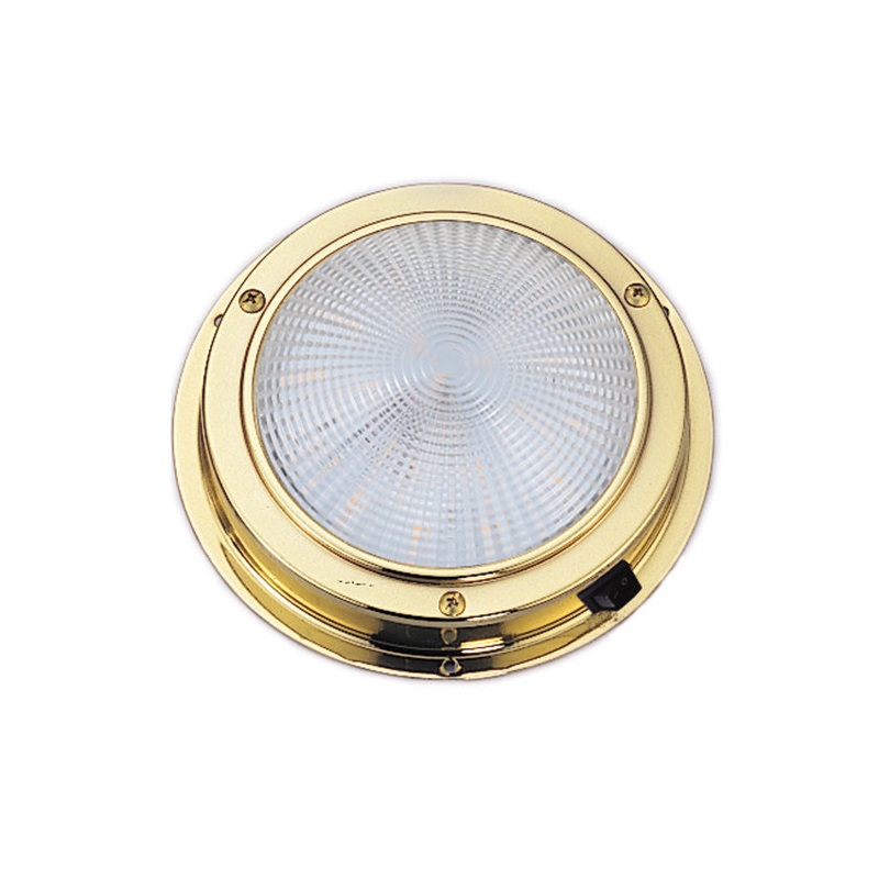 Victory Brass Dome Light 4 LED