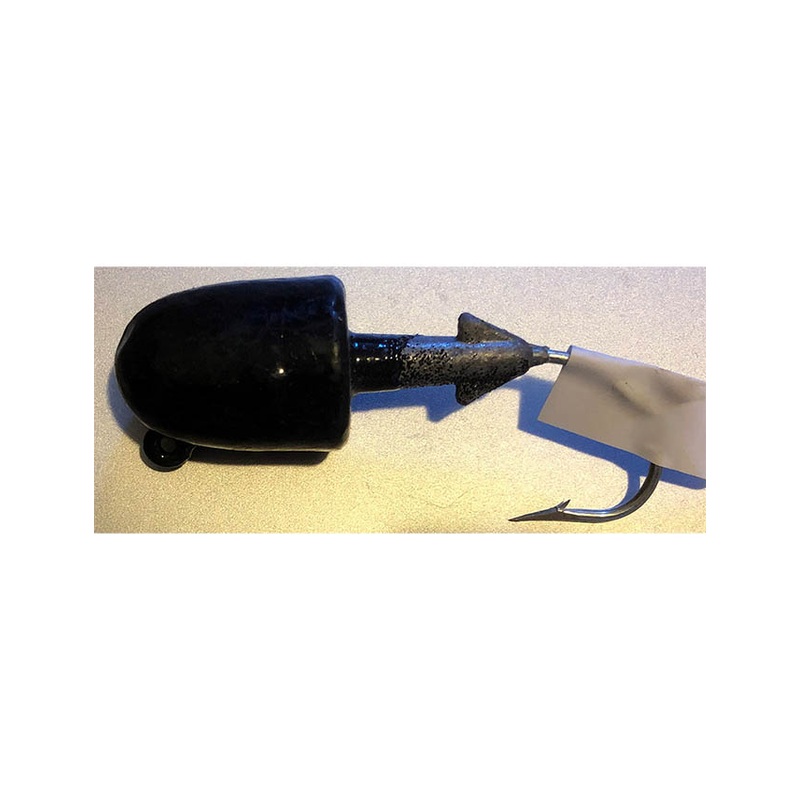 Gibbs Bullet Jig 4oz – Vinyl Coated Black