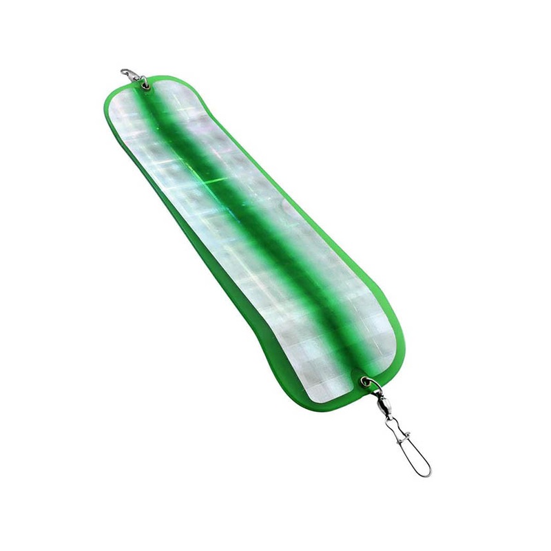 Gibbs Highliner #3 8 Flasher – Green UV Moon Jelly