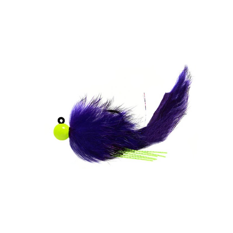 Hawken Aerojig – 1/2 oz Purple & Chartreuse #13