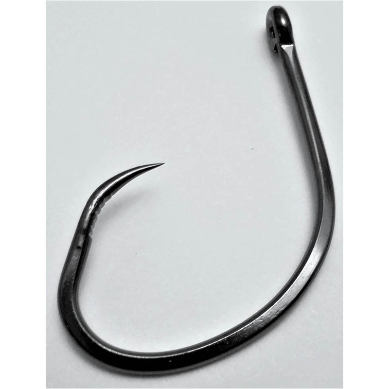 Maruto Mutsu Black Nickel 348-SSC Circle Hooks – 10/0