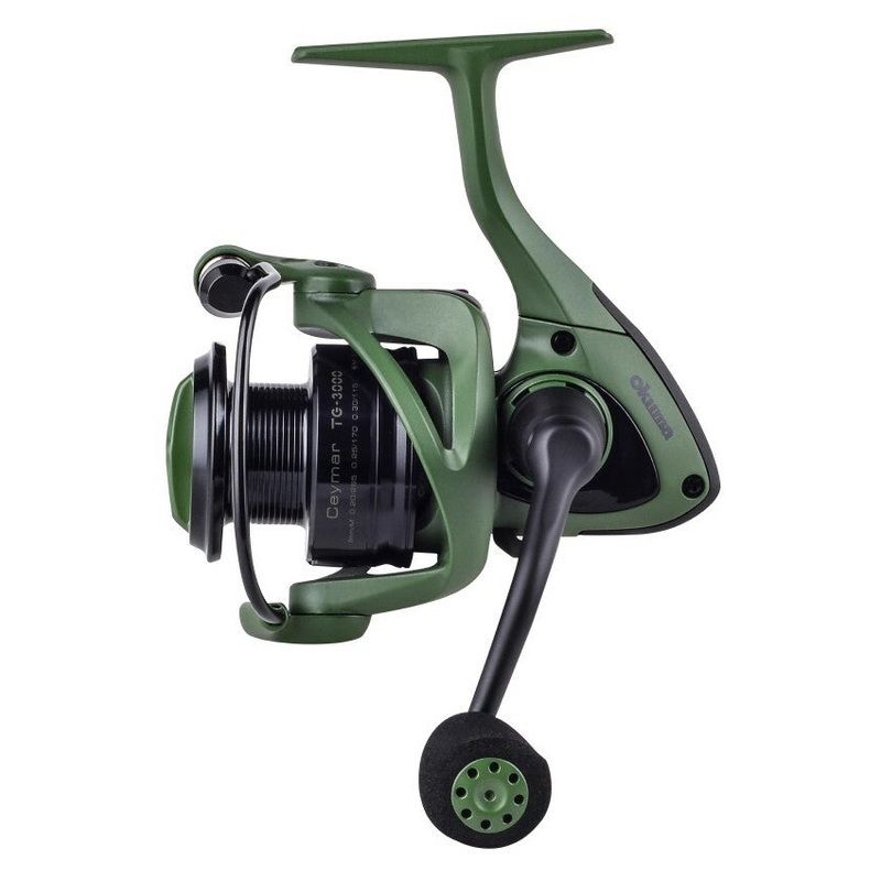 Okuma Ceymar Tactical Green Spinning Reel – 1000