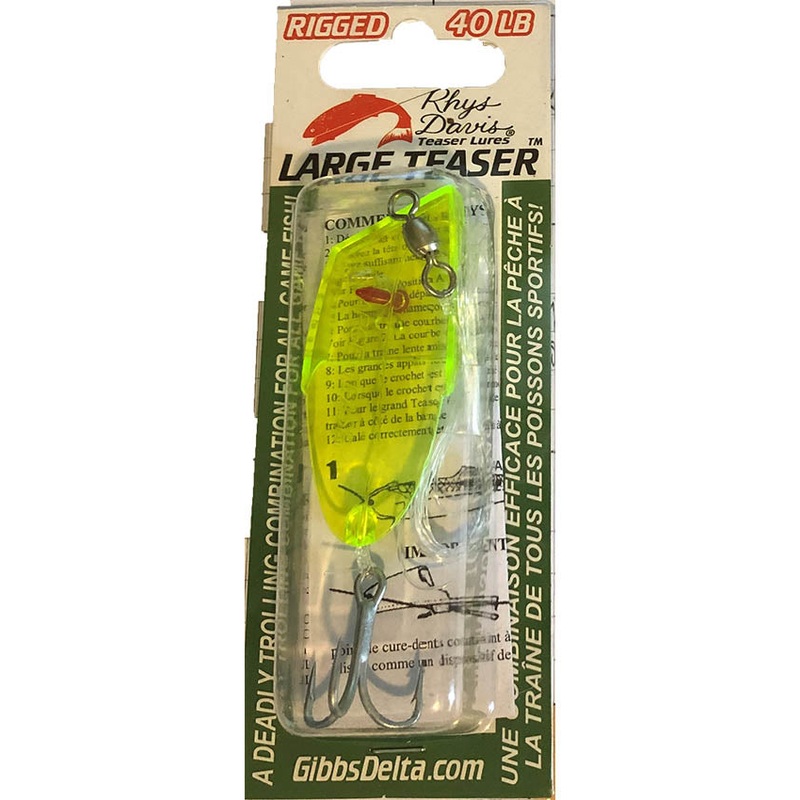 Rhys Davis Large Teaser Rigged 40lb – Green