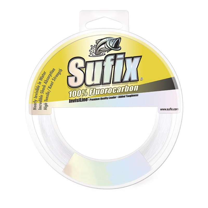 Sufix InvisiLine Fluorocarbon Leader – 110yds